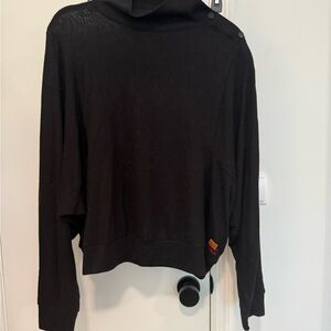 Peace Love World Women's Sweater in Black